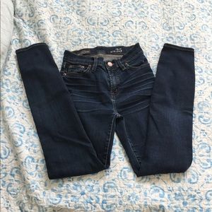 J Crew High Rise Skinny Jean / Size 25